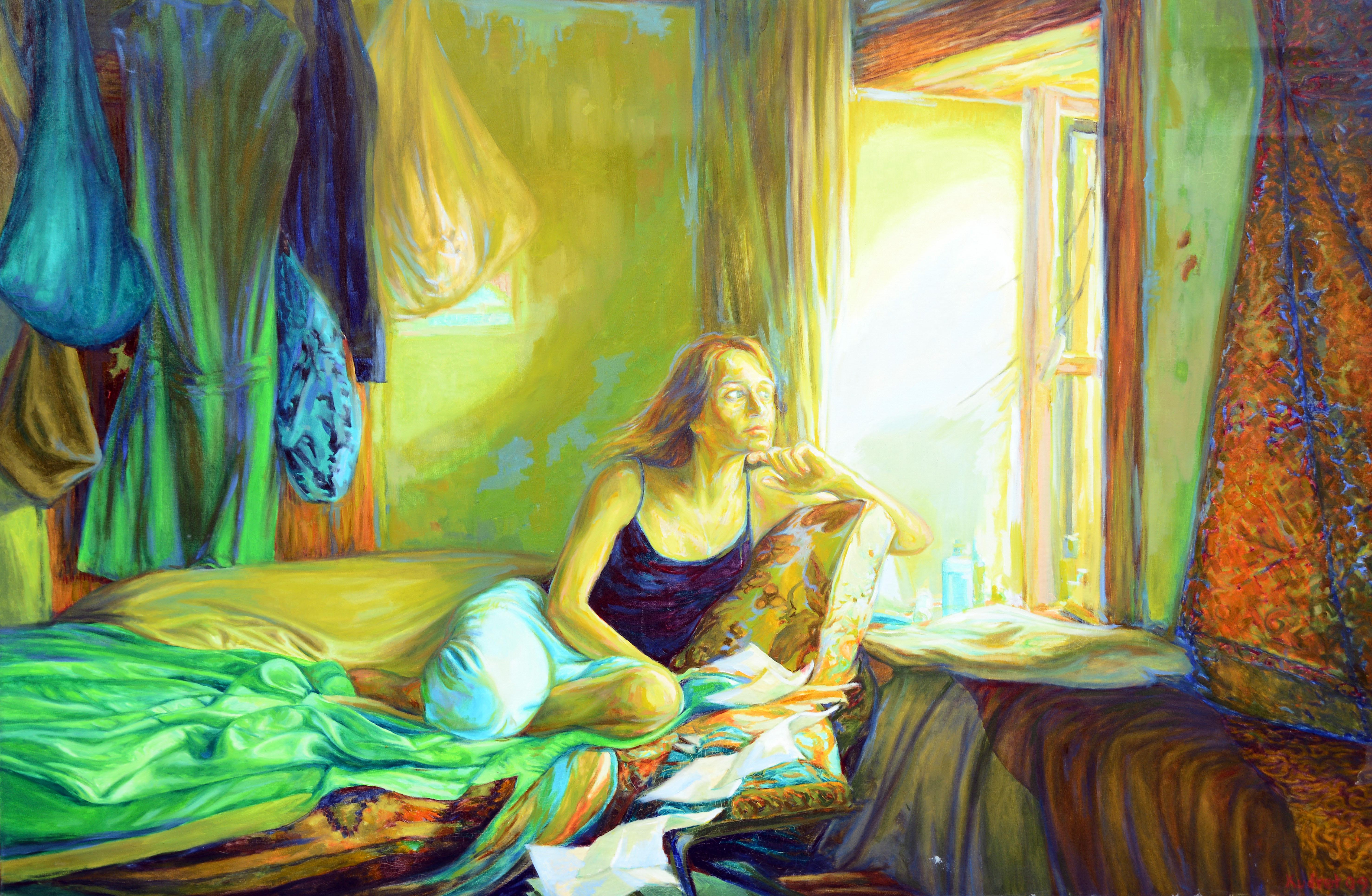 İsimsiz- Untitled, 2009, Tuval üzerine yağlıboya- Oil on canvas, 100x150 cm